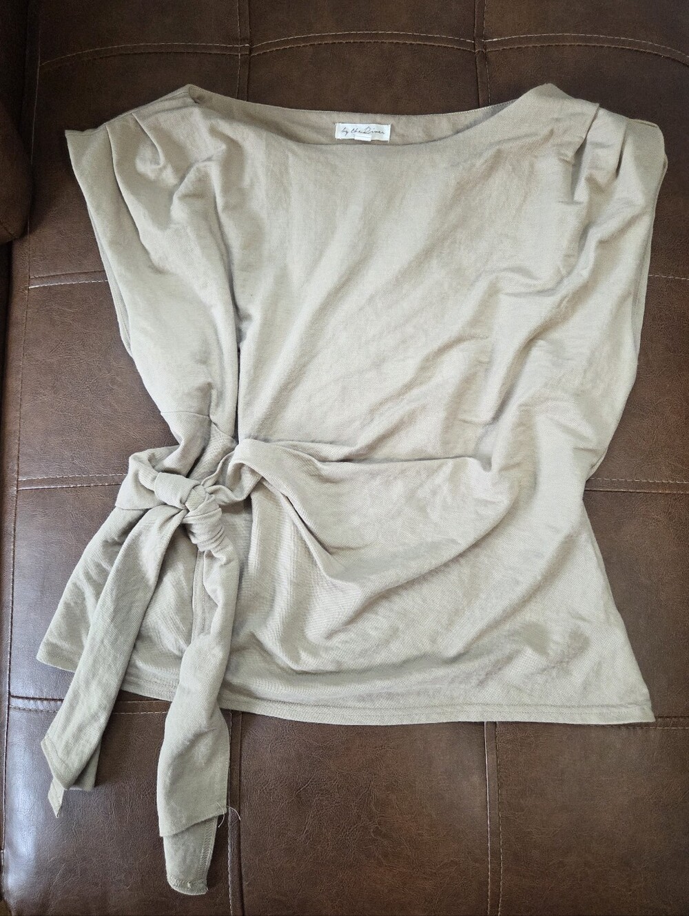 By The River Tan Tank Top